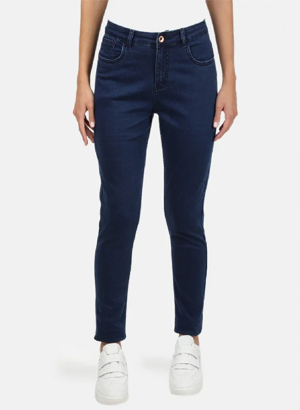 Womens Blue Slim Denim