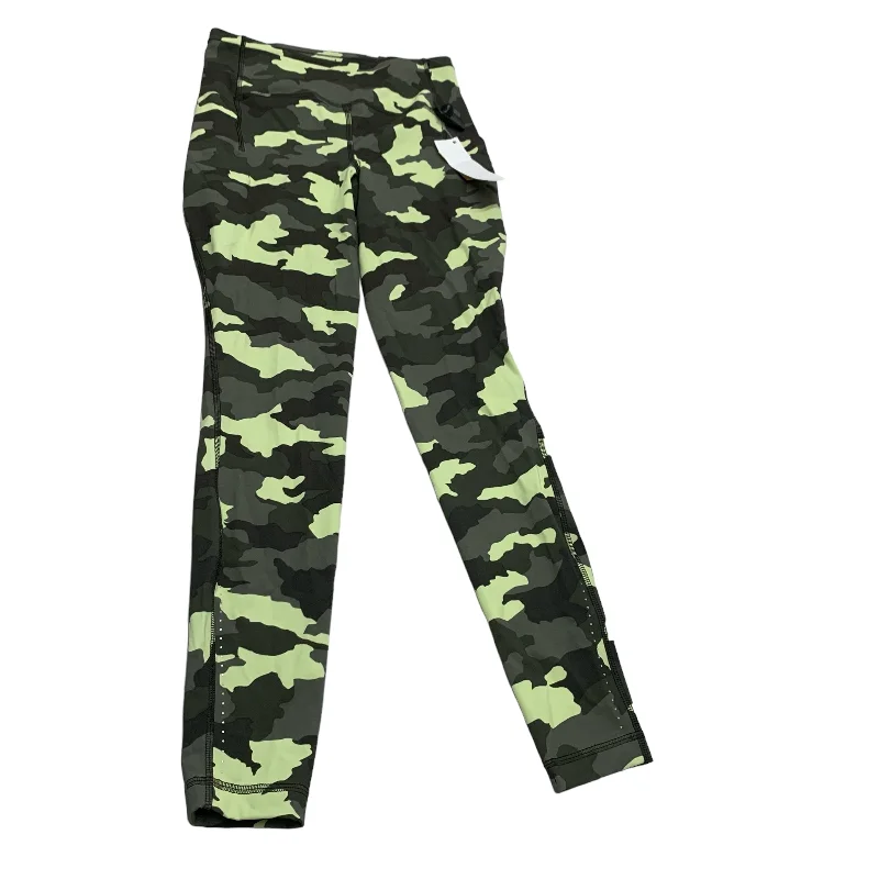 Athletic Leggings By Lululemon In Camouflage Print, Size: S