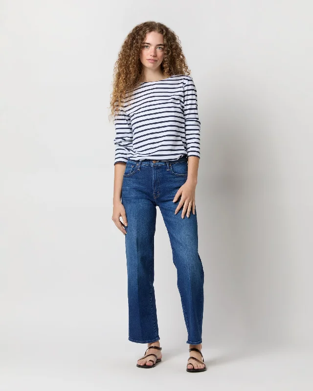 The Mid Rise Ramble Zip Ankle Jean in Coastal Colors