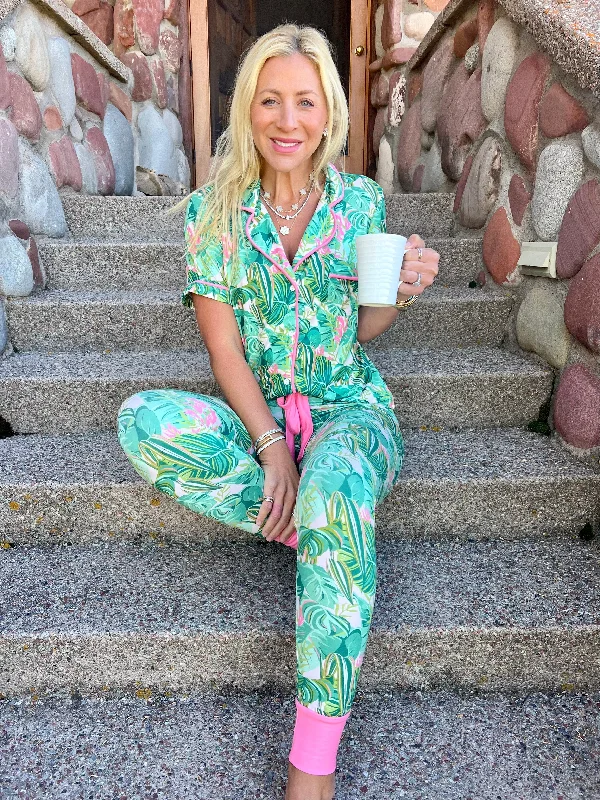 Malibu Palms Pajama Set