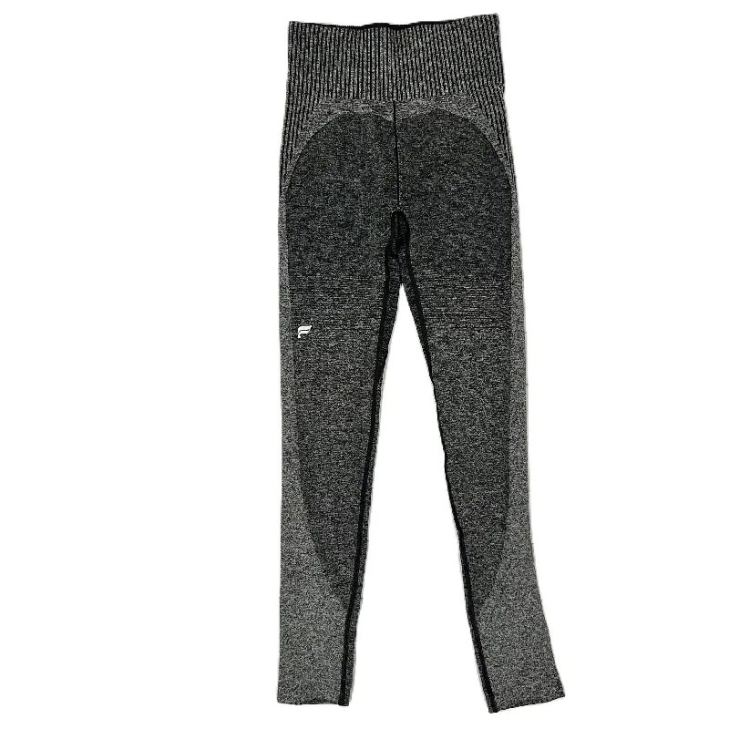 Athletic Leggings By Fabletics In Grey, Size: S