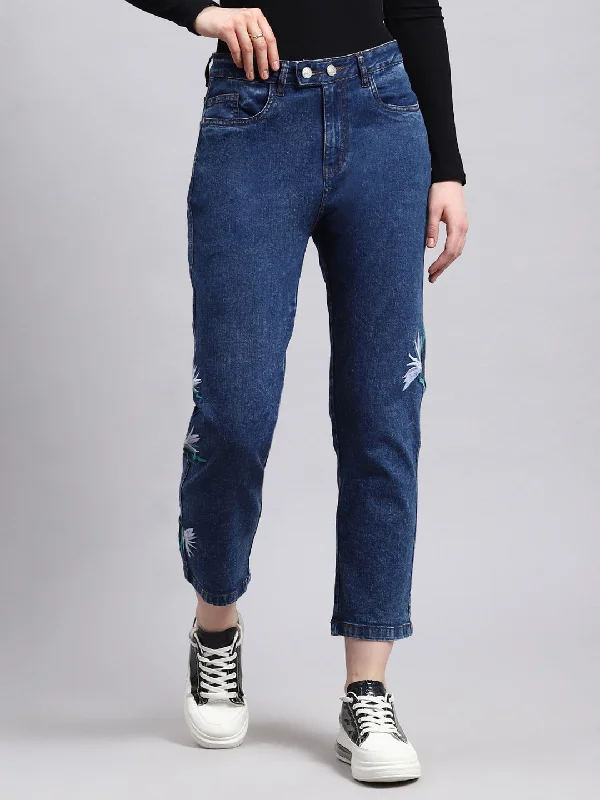 Women Blue Regular Fit Denim