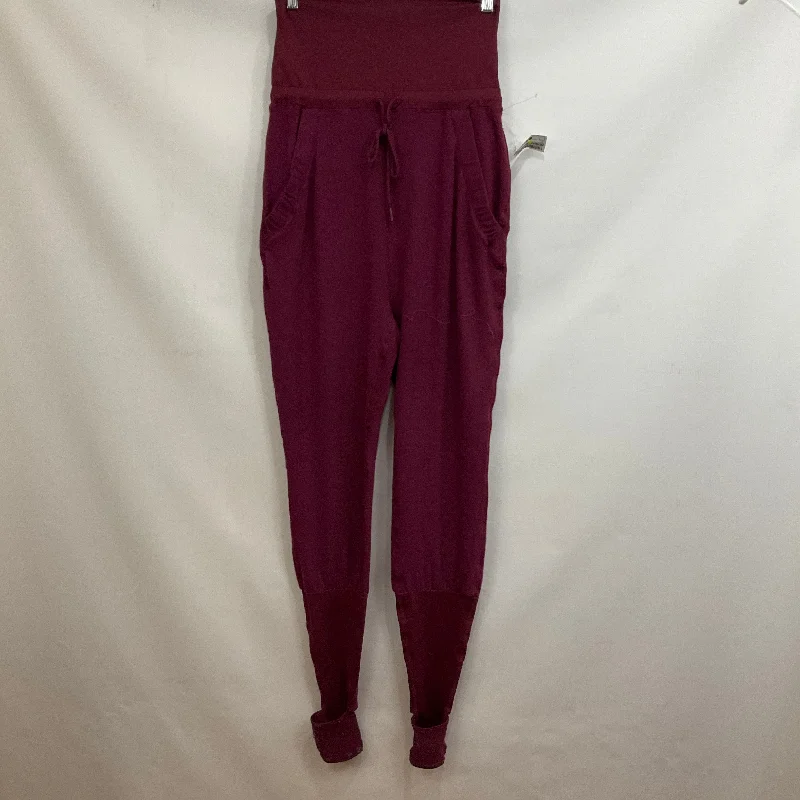 Athletic Pants By Free People In Red, Size: S