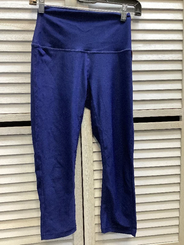 Athletic Leggings Capris By Clothes Mentor In Navy, Size: Xl