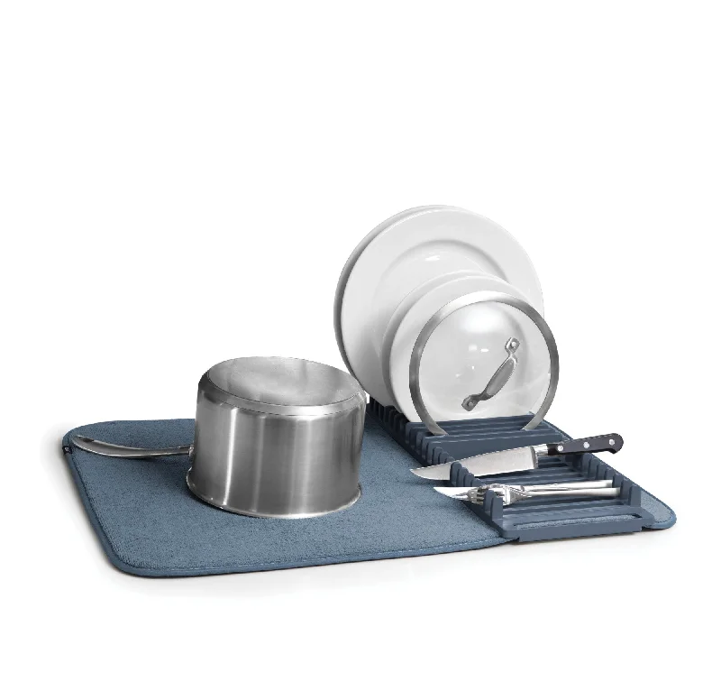 UDry Dish Drying Rack with Mat