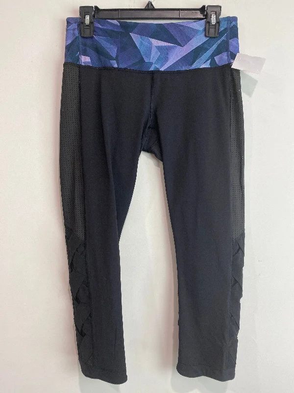 Athletic Capris By Lululemon In Purple, Size: 8