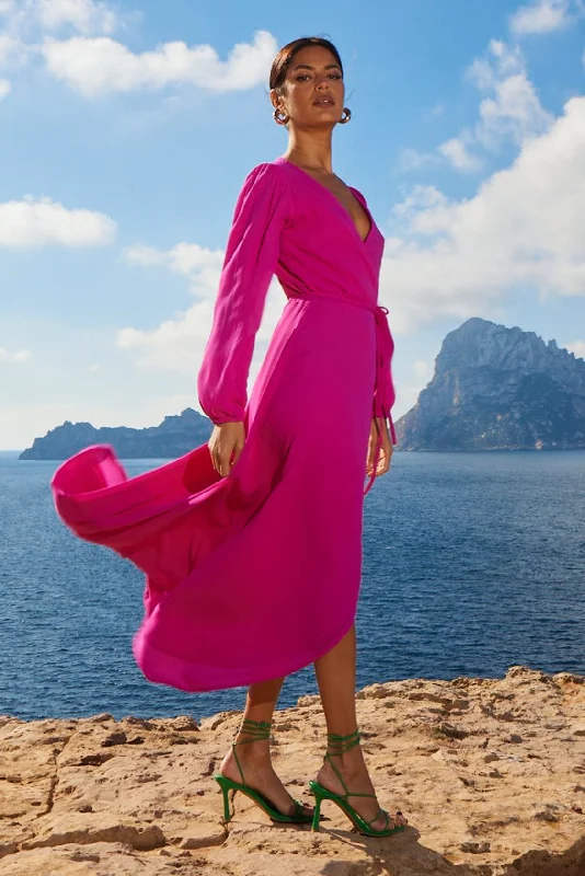 Jagger Maxi Dress in Magenta