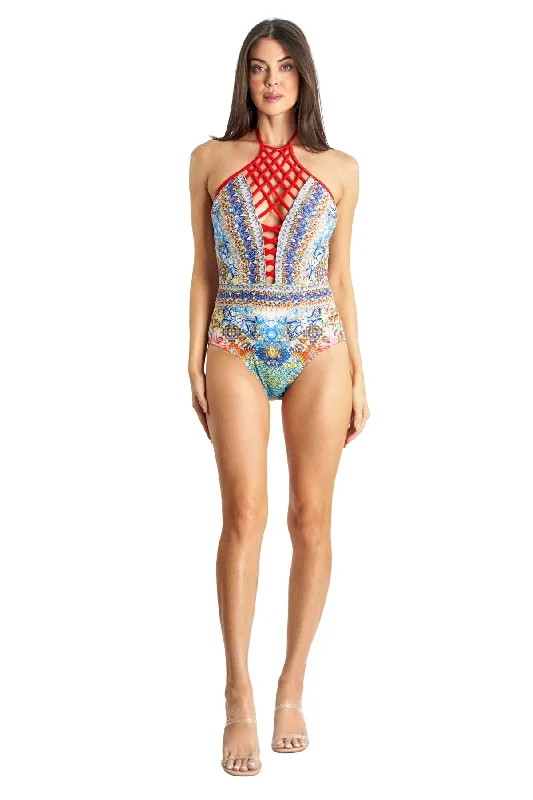 Racer  One Piece Swimsuit