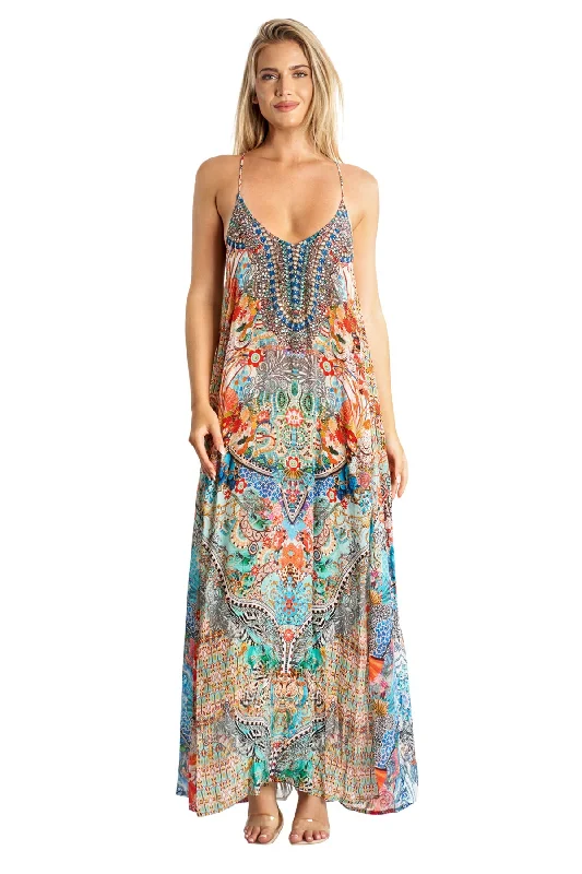 Estelle T-Back Maxi Dress