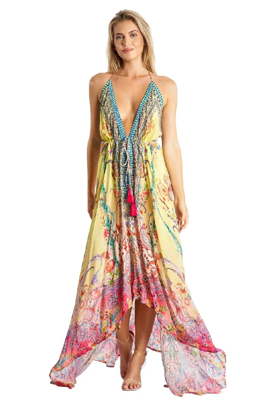 Cayla Halter Maxi Dress