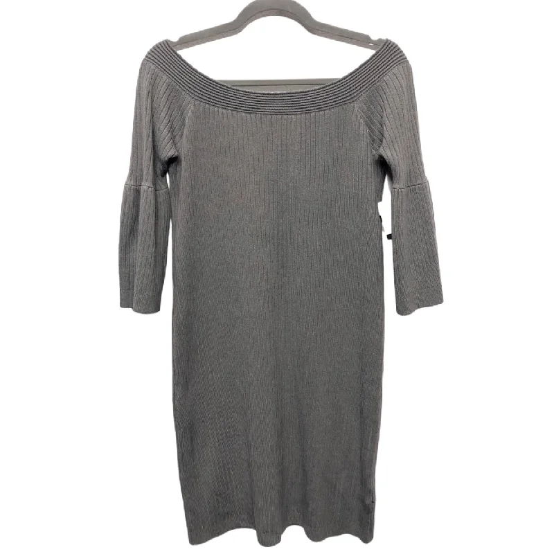 Dress Sweater By Bb Dakota In Grey, Size: M