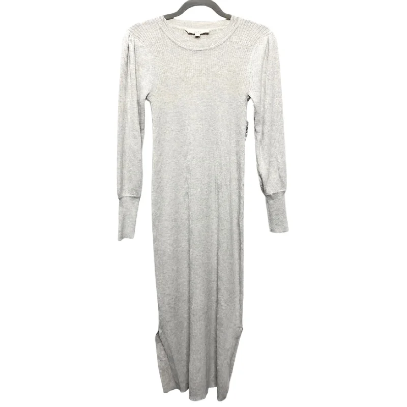 Dress Sweater By Loft In Grey, Size: Xs