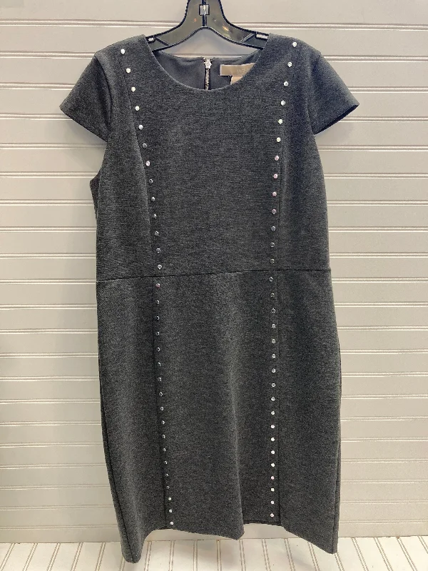 Dress Work By Michael By Michael Kors In Grey, Size: 12