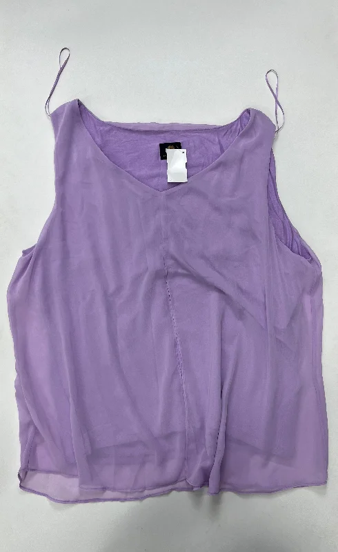 Blouse Sleeveless By Jm Collections  Size: Xl