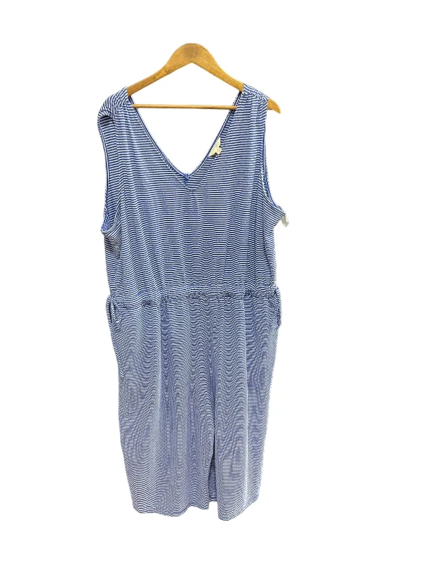 Blue Romper Terra & Sky, Size 3x