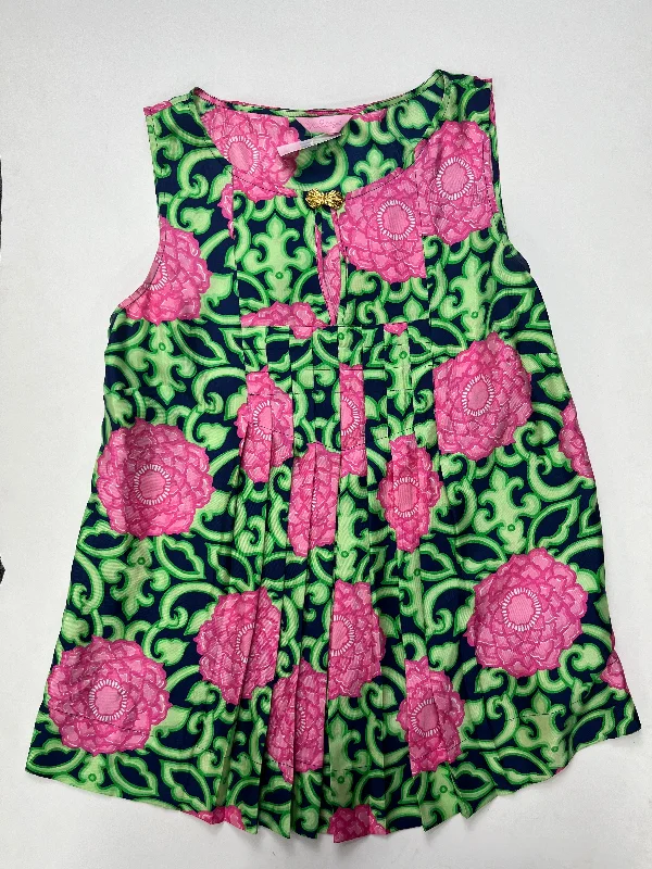 Floral Blouse Sleeveless Lilly Pulitzer, Size M