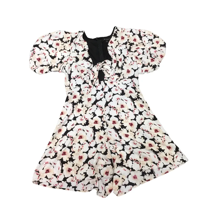 Floral Print Romper Express, Size L