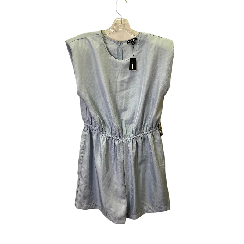 Romper By Express In Blue, Size:L