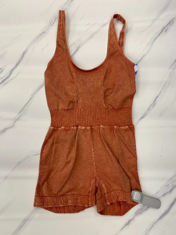 Romper By Free People In Orange, Size: Xs