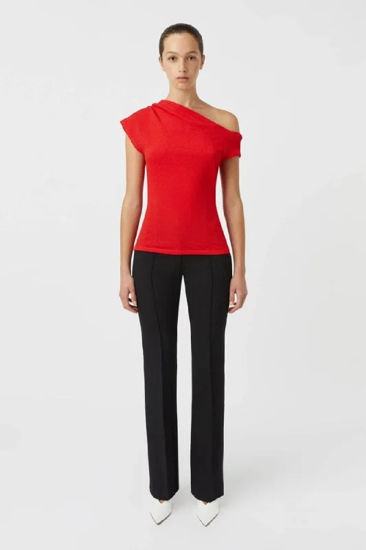 Camilla and Marc Cali Top - Poppy Red