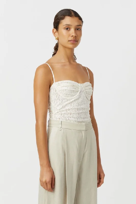 Camilla and Marc Camille Lace Bodysuit - Cream