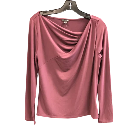 Top Long Sleeve By Ann Taylor In Purple, Size: M