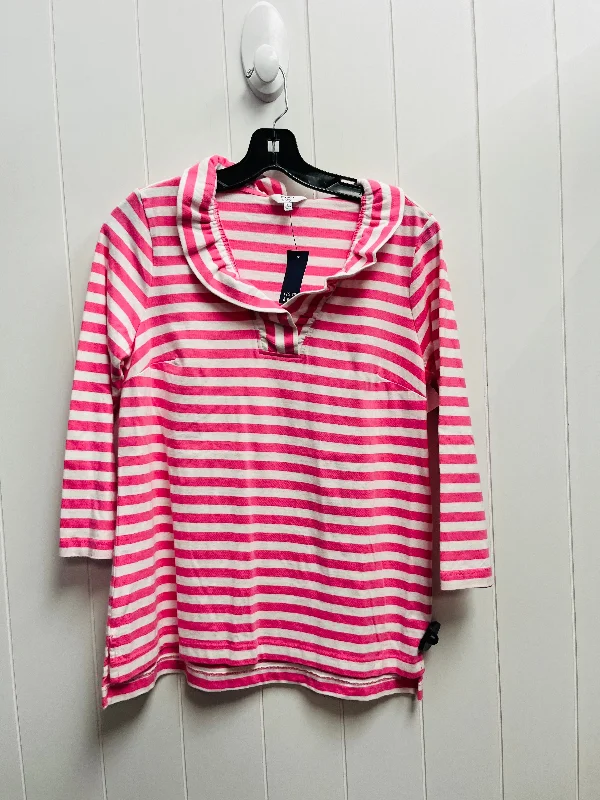 Top Long Sleeve By Crown And Ivy In Pink, Size: S