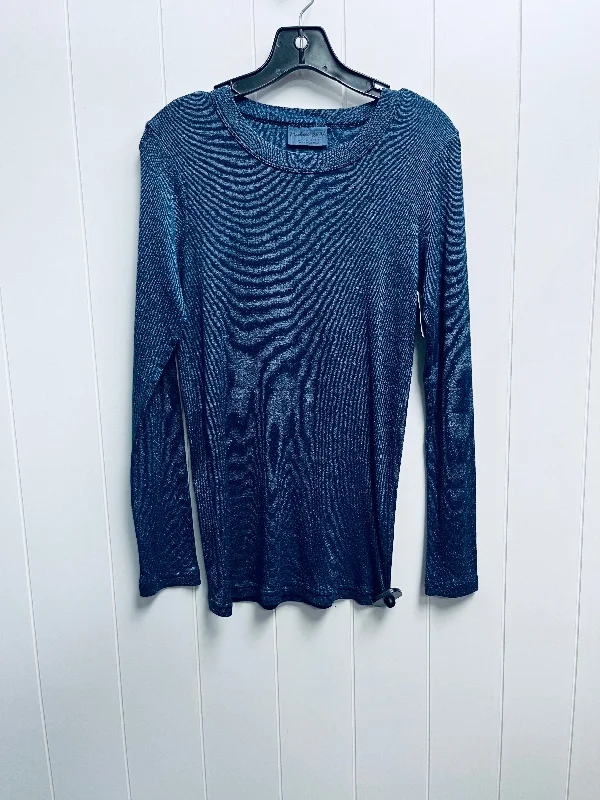 Top Long Sleeve By Michael Stars In Blue, Size: Os