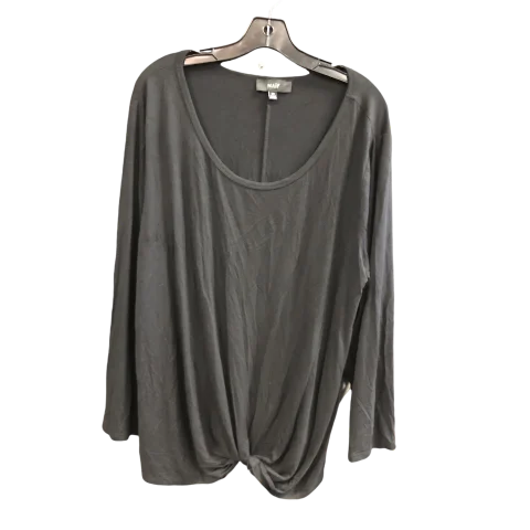 Top Long Sleeve By Naif In Black, Size: 3x